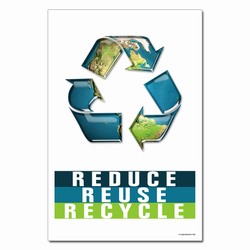 rp407-02 - Recycling Poster, Recycling placard, recycling sign, recycling memo, recycling post, recycling image, recycling message