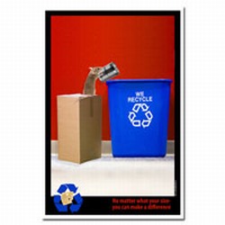 rp414 - Recycling Poster, Recycling placard, recycling sign, recycling memo, recycling post, recycling image, recycling message