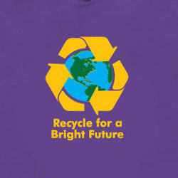 rt260 - Recycling Handout T-shirt, Recycling Incentive, Recycling Promotional Ideas, Recycling Promo Gifts, Recycling Gifts for Tradeshows, recycling ad specialties