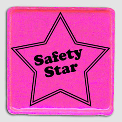 sh001-05 - Safety Awareness 2" REFLECTIVE Star Sticker, Energy Conservation Handouts, Energy Conservation Gift, Energy Conservation Incentive