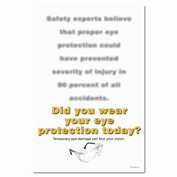 sp115 - Safety Awareness Poster, Safety Notice Poster, Safety Reminder Poster, Safety Placard, Safety Help Poster, Safety Notification Poster