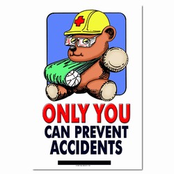 sp122 - Safety Awareness Poster, Safety Notice Poster, Safety Reminder Poster, Safety Placard, Safety Help Poster, Safety Notification Poster