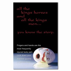 sp138 - Safety Awareness Poster, Safety Notice Poster, Safety Reminder Poster, Safety Placard, Safety Help Poster, Safety Notification Poster