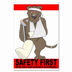 sp306 - Safety Awareness Poster, Safety Notice Poster, Safety Reminder Poster, Safety Placard, Safety Help Poster, Safety Notification Poster
