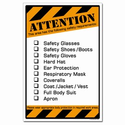 sp367 - Safety Awareness Poster, Safety Notice Poster, Safety Reminder Poster, Safety Placard, Safety Help Poster, Safety Notification Poster