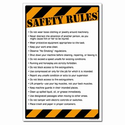 sp368- Safety Awareness Poster, Safety Notice Poster, Safety Reminder Poster, Safety Placard, Safety Help Poster, Safety Notification Poster