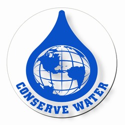 wd001 - Water Conservation Decal, Water Conservation Handouts, Energy Conservation Gift, Energy Conservation Incentive