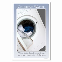 wp359 - Water Conservation Poster, Water quality poster, water conservation placard, water conservation sign, water quality sign, water conservation awareness