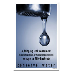 AI-wp364-2- Water Conservation Poster, Water quality poster, water conservation placard, water conservation sign, water quality sign, water conservation awareness